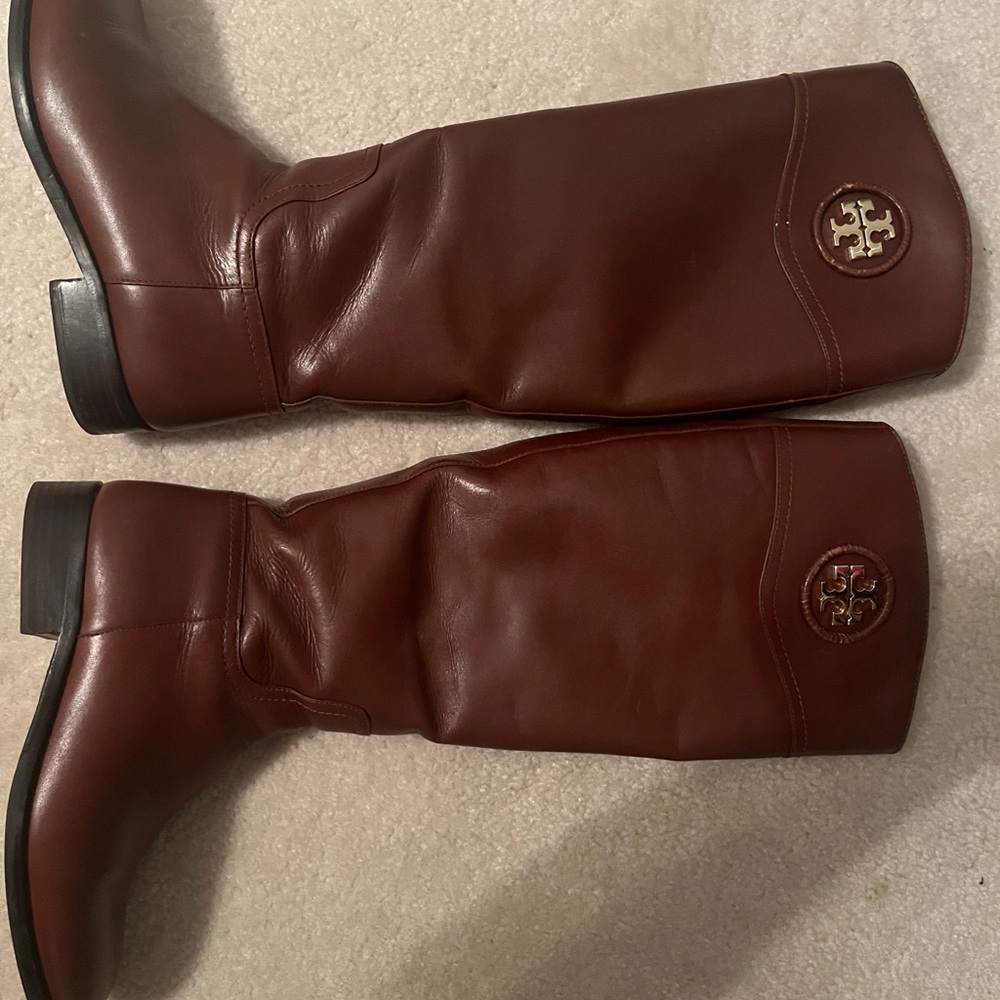 Tory Burch Brown Heeled Boots